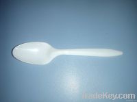disposable plastic spoon