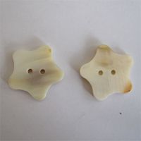 flower shaped shell button