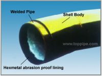 Hexmetal cladding steel pipe