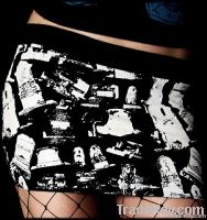 Cemetery Horror Mini Skirt