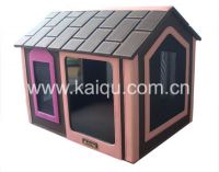 pet house, Ventilated Sloping Roof Pet House With Side Door