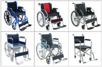 Commode Wheelchair Lk6005-46w With Toilet Seat