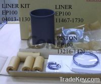 Cylinder liner, piston, liner kit.