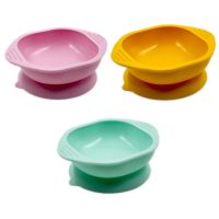 Durable Tableware Food-grade Silicone Baby Feeding Bowl