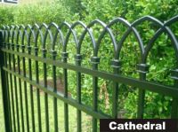 Cathedral Aluminum Fence