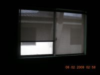 window blinds / folding partition