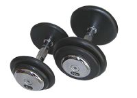 rubber dumbbell set