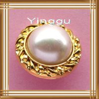 Fashion garment pearl button/ elegant garment accessories