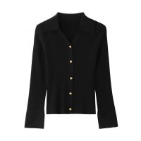 2026 Lady's Knitted shirt Hong Kong style clothing
