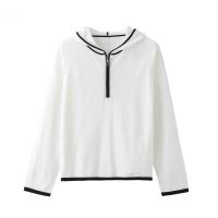 2026 Girls Lyocell Clothing Hooded Knit Pullover