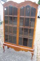 Walnut Dome Cabinet