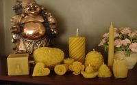 100% pure beeswax designer candles