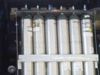 oxygen cylender transportation and storage rack