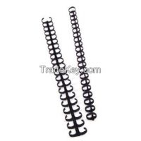 GBC Zip Comb Binding Spines, 1/2 Inch, Black, 25 Spines