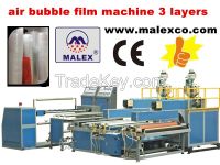 air bubble machine 3 layers 2 screw extruders high speed