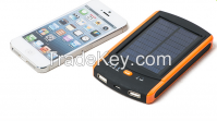 6000mAh Solar Charger Portable Solar Power for iPhone, iPad, Samsung Galaxy