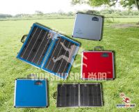 Portable solar energy electric source