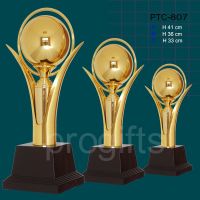 Supply Plastic Trophy Cup In Gold Color Can Be With Individual Inscriptions