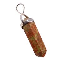 Unakite Gemstone 925 Sterling Silver Pendant PG-111514