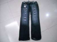 Ladies denim long pant