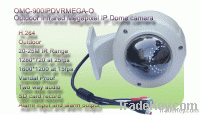 Outdoor Vandal Proof Infrared 5Megapixel IP network PoE Dome Camera