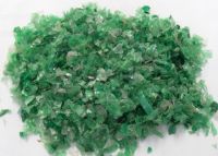 PET Flakes IN green color