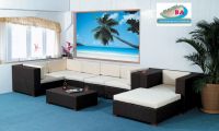 Weaker furniture, synthetic rattan - Sofa set