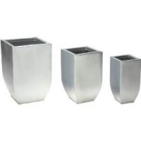 Stainless Steel Cube Planter(three piece suit)