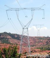 power transmission line steel tower