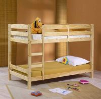 Solid Pine Wood Bunkbed / 2 single beds