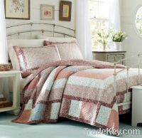 embroidery printed patchwork duvet