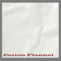 White cotton flannel cloth, brushed cotton fabric