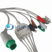 one-piece 5-lead ECG Cable with Leadwires for Siemens