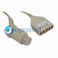 3-Lead/5 lead ECG trunk cable for Datex
