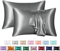 soft smooth printing satin pillow case