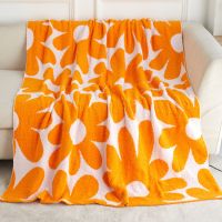 Hot sale wool nap cover blanket 100% polyester knitted throw