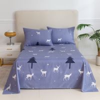 Hot Sale Cheap Soft Microfiber 3 Pcs Christmas Flat Sheet Set