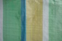 Blue/Yellow/White/Green tarpaulin