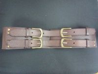 Ladies Wide Leather Belt