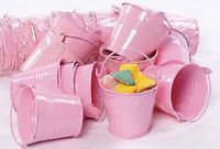mini pails wedding candy bucket