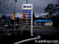 US LED gas price sign