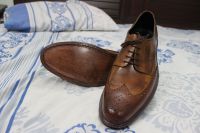 Men leather shoes 
