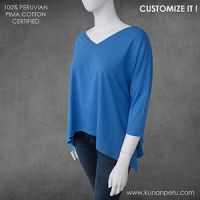 100% pima cotton top for women