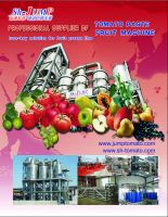 Tomato processing equipment , fruit paste production plant