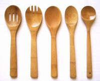 Eco-freindly bamboo tableware spoon knife and fork