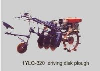 Driven disc plough