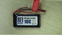 2 Cell 500mAh 7.4V 10 C Li Poly Lithium Batteries