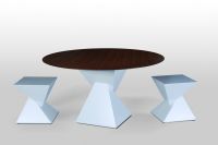 Tripod Round Dining Table