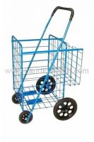 double basket grocery luggage cart