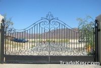 hot sale decorative Iron entrance garden swing gate